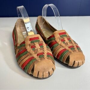 Softspots Trinidad Huarache Leather Sandals Size‎ 9 WW